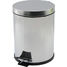 Bezos 5 L Pedallı Çöp Kovası - Krom Kapak (20.5 cm x 27.3 Cm) BZS10