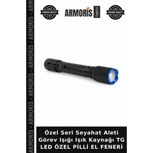 Armoris Özel Seri Seyahat Aleti Görev Işığı Işık Kaynağı Tg LED Özel Pilli El Feneri