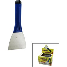 Bezos Metal Kazıma Spatulası 100 mm Kapaklı Plastik Saplı (No:10) BZS10