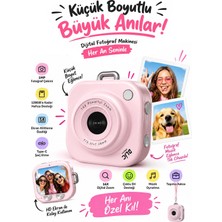 Blic Pro++ BLM-108 Mini Dijital Fotoğraf Makinesi Pembe 1 Mp, 2,01 Inç Ekran, 16X Zoom, Type-C Şarjlı Cep Kamerası