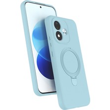 Teknodur Xiaomi Redmi Note 17 Kılıf 360 Derece Döner Standlı Magsafe Kamera Lens Korumalı Silikon Tkdr