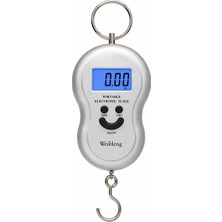 Happy Trend Tartası, El Tartısı 50 Kg, LCD Ekran, Paslanmaz Çelik, Bavul, Balık, Et, Pazar ve Kargo Tartısı