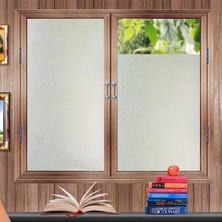 Happy Trend Camlar Için Vinil Yapışkanlı Kristal Mat Opak 44,5×200 cm Anti-Uv Özel ve Gizlilik Korumalı Kendinden Yapışkanlı Statik Dekoratifler Yatak Odası Banyo Mutfak Ofis Ev Için