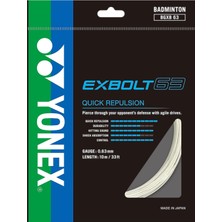 Happy Trend Exbolt 63 Badminton String (Beyaz) (10M)