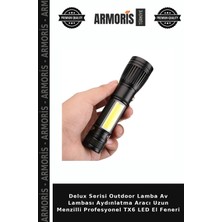 Armoris Delux Serisi Outdoor Lamba Av Lambası Aydınlatma Aracı Uzun Menzilli Profesyonel Tx6 LED El Feneri