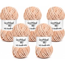 Happy Trend 5'li Paket 5X100 Gr. 120 Mt., Soft Chenille BULKY%100 Mikro Polyester, Amigurumi, Oyuncak, Bebek Battaniyesi, Yumuşak, Lüks & Canlı Renkler, 1009-TOZ Pembe