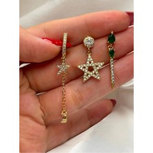 Goldensisters Jewelry Çoklu Küpe