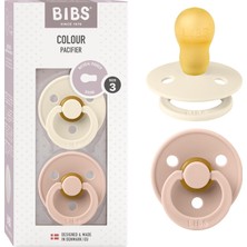 Happy Trend Colour Ikili Kauçuk Emzik- Ivory/blush 18+ Ay