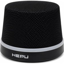 Happy Trend Manyetik Bluetooth Hoparlör Telefon Standlı Kablosuz Hoparlör Bluetooth 5.3 Tws Stereo, 360° Ses Efekti, Rgb LED Işıklı Type-C Şarjlı Taşınabilir Hoparlör Siyah