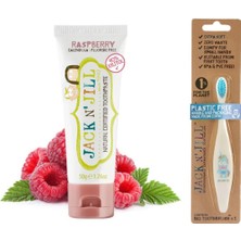 Happy Trend N'jill Ahududu Aromalı Florürsüz Diş Macunu ve Unicorn Diş Fırçası Seti, Bpa Içermez, Ekstra Yumuşak, Küçük Eller Için Uygun, 50G