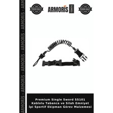 Armoris Premium Single Sword SS101 Kablolu Tabanca ve Silah Emniyet Ipi Sportif Ekipman Görev Malzemesi