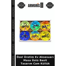 Armoris Özel Üretim Ev Aksesuarı Masa Üstü Basit Tasarım Cam Küllük