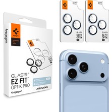 Happy Trend iPhone 18 Pro Max / 18 Pro ile Uyumlu Kamera Lens Koruyucu Cam Kolay Kurulum Glas.tr Ez Fit Optik Pro (2 Adet) Light Blue - AGL12045