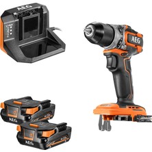 Happy Trend - Subcompact 18 Volt Fırçasız Matkap, 65 Nm, 2 x 2,0 Ah Pil ve Şarj Cihazı ile Birlikte Gelir
