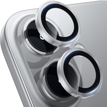 Happy Trend iPhone 17 Kamera Koruması, iPhone 16/16 Plus Kamera Için Koruma – 9h, Çizilmeye Karşı Dayanıklı, Kabarcıksız, Hd Metal Kamera Camı, Zırhlı Koruyucu Cam