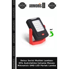Armoris Delux Serisi Mutfak Lambası Ofis Aydınlatma Çalışma Masası Mıknatıslı Smd LED Parlak Lamba