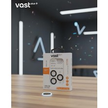 Happy Trend iPhone Ile Uyumlu Orjinal Safir Kamera Koruyucu Kolay Kurulum Aparatlı 9h Sertliğinde Safir Kamera Koruyucu (Mavi, iPhone 17)