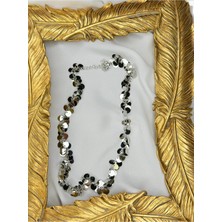 Goldensisters Jewelry Gümüş Rengi Pul Çelik Kolye