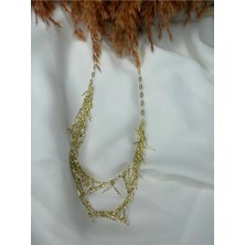 Goldensisters Jewelry Saçaklı Gold Çelik Kolye