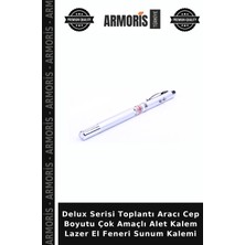 Armoris Delux Serisi Toplantı Aracı Cep Boyutu Çok Amaçlı Alet Kalem Lazer El Feneri Sunum Kalemi
