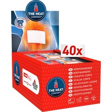 Happy Trend Heat Company Vücut Isıtıcı - 10, 20 Veya 40 Parça - Ekstra Sıcak - Yapıştırıcı - Sırt ve Boyun Için Isıtıcı - 12 Saat Hoş Sıcaklık - Anında Isı - Hava Etkinleştirildi - Tamamen Doğal