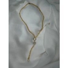 Goldensisters Jewelry Taşlı Nazar Boncuklu Çelik Kolye