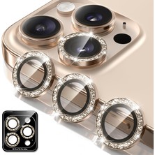 Happy Trend Camera Lens Protector Glitter, 9h Tempered Glass Camera Cover, Anti-Scratch Bling Metal Ring, Lens Protector For Women, Cute Lens Protection Accessories