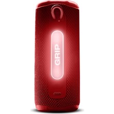 Happy Trend Bluetooth Hoparlör, Kırmızı, Jbl Pro Ses, Aı Sound Boost, IP68 Su Geçirmez ve Toz Geçirmez, Ambiyans Aydınlatması, 14 Saate Kadar Çalma Süresi, Auracast Çoklu Hoparlör Bağlantısı, Jbl