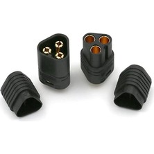 Happy Trend 3 Pin Dişi Erkek Konnektör Soket Çift Amass 3.5mm 12AWG Rc Esc Motor Drone Lityum Lipo Pil Batarya Akü Bağlantı Konnektörü Model Uçak Bot Quadcopter Multicopter