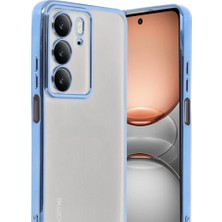 Bezos Realme C75 4g Uyumlu Kılıf Lensli Silikon - Açık Mavi MBT06