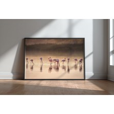 Keyf Home Photographic Ode To Monet Siyah Çerçeveli Mdf Tablo Poster Salon Duvar Dekoru Hediye