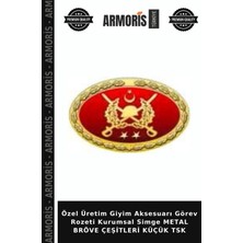 Armoris Özel Üretim Giyim Aksesuarı Görev Rozeti Kurumsal Simge Metal Bröve Çeşitleri Küçük Tsk