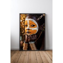Keyf Home Suri Boy Siyah Çerçeveli Mdf Tablo Poster Salon Duvar Dekoru Hediye
