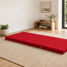 Patiyu Üç Parçalı Katlanır Minder · 60 × 180 × 7 cm · Kırmızı