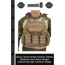 Armoris Delux Serisi Erkek Hediye Taktik Ekipman Açık Hava Single Sword Kasırga Tactical Yeleği