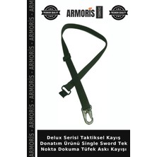 Armoris Delux Serisi Taktiksel Kayış Donatım Ürünü Single Sword Tek Nokta Dokuma Tüfek Askı Kayışı