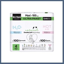 Bezos Natural Double Soft Bebek Bezi Ultra Paket 4 Beden 100 Adet BZS10