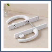 Bezos Pvc Kilitli Banyo/wc Kapı Kolu Beyaz BZS10