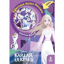 TeknoKapsül Karlar Ülkesi 2 Eğlenceye Açılan Pencere Çıkartmalı Boyama Kitabı