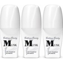Bettina Barty Musk Roll-On Deodorant 3 x 50 ml
