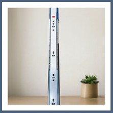 Bezos Teleskopik Bilyalı Çekmece Rayı 43X500 mm Frenli Takım BZS10