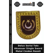 Armoris Delux Serisi Takı Aksesuar Single Sword Metal Cüzdan Rozeti