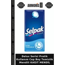 Armoris Delux Serisi Pratik Kullanım Cep Boy Temizlik Mendili Kağıt Mendil