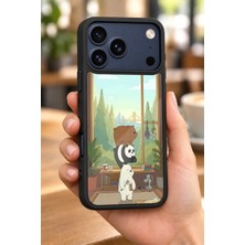 BG AKSESUAR iPhone 18 Pro Max Uyumlu Ayılar Desenli Kamera Korumalı Darbelere Dayanıklı Kılıf