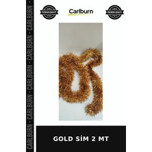 Carlburn Delux Serisi Gold Sim 2 mt Yapı Süs Aksesuar
