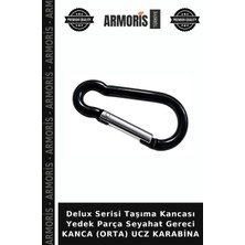 Armoris Delux Serisi Taşıma Kancası Yedek Parça Seyahat Gereci Kanca (Orta) Ucz Karabina