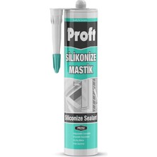 Mastik Beyaz 450 gr Silikonize Proft (PR250) 1 Adet