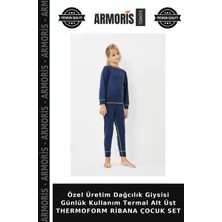 Armoris Özel Üretim Dağcılık Giysisi Günlük Kullanım Termal Alt Üst Thermoform Ribana Çocuk Set