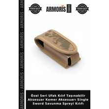 Armoris Özel Seri Ufak Kılıf Taşınabilir Aksesuar Kemer Aksesuarı Single Sword Savunma Spreyi Kılıfı