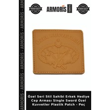 Armoris Özel Seri Stil Sahibi Erkek Hediye Cep Arması Single Sword Özel Kuvvetler Plastik Patch - Peç